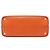 Borsa Double Satchel Prada Medium in Pelle Saffiano Arancione - vista 3
