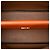 Borsa Double Satchel Prada Medium in Pelle Saffiano Arancione - vista 4
