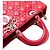 Borsa Lady Dior Satchel Large in pelle d'agnello Cannage rossa Dior Rosso - vista 9