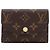 Monedero Louis Vuitton Monogram Rosalie Marrón Castaño