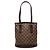 Bucket Borsa a secchiello Louis Vuitton Damier Ebene Marais Marrone