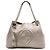 Borsa Tote Soho Gucci Medium in pelle di vitello metallizzata oro con catena D'oro