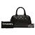 Borsa Bowling Chanel CC Matelassé in Pelle Caviar Nera Nero - vista 7