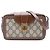 Borsa a tracolla Mini GG Supreme con chiusura Gucci Beige