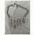 Collana con charm D&G con pendenti a forma di Chiave, Cameo, Croce e Cuore Bianco Silver hardware - vista 2