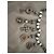 Collana con charm D&G con pendenti a forma di Chiave, Cameo, Croce e Cuore Bianco Silver hardware - vista 4