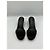Mules con zeppa Prada eleganti realizzate in pelle liscia nera Nero - vista 4