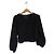 Autre Marque DAKS kurzer Strickcardigan Schwarz