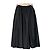 Autre Marque Falda Larga Fruncida Tiara Negro - vista 2
