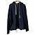 Autre Marque BLAMINK Kapuzenpullover aus Baumwolle mit Reißverschluss Blau
