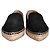 Scarpe basse espadrilles in camoscio Prada Nero - vista 3