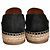 Scarpe basse espadrilles in camoscio Prada Nero - vista 8