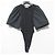 Autre Marque Bodysuit Layered Like Bodysuit SELENAHELIOS Negro - vista 3