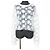 Autre Marque PROVOKE Tüllbluse mit Blumen Weiß