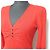 Autre Marque FOXEY BOUTIQUE Stricktop mit V-Ausschnitt Rot - Ansicht 4
