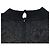 Autre Marque Top de punto plisado GRACE CONTINENTAL Negro - vista 7