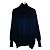 Autre Marque Parigot Strickpullover mit Stehkragen Schwarz