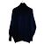 Autre Marque Parigot Strickpullover mit Stehkragen Schwarz - Ansicht 2
