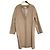 Autre Marque Abrigo largo sin cuello INED Beige