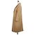 Autre Marque Abrigo largo de lana cruzado JANE SMITH Beige Camello - vista 2