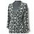 Autre Marque Ganni Blumen-Wickelkleid Schwarz - Ansicht 4