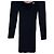 Autre Marque Diesel M-NASHVILLE Strickkleid Schwarz - Ansicht 4