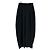 Autre Marque Weite schwarze Hose, abgerundet
