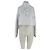 Yves Salomon Giacca cropped sport bianca Bianco