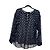 Blusa in seta trasparente a pois neri Munthe Plus Simonsen Nero - vista 6