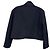 Giacca cropped Sandro nera a righe con collo in raso Nero - vista 5