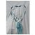 Autre Marque Camiseta Escada Sport de algodón blanco con detalle de cinta azul - vista 2