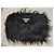 Pochette Prada in pelliccia sintetica nera Nero - vista 8