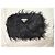 Pochette Prada in pelliccia sintetica nera Nero - vista 9