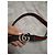 Gucci GG Marmont Gürtel aus Canvas und Leder Braun Rot Grün - Ansicht 8