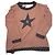 Camiseta de manga larga Fendi con estampado de estrellas y rayas Blanco Roja Azul