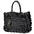 Borsa a mano Prada in nylon usata, nera Nero