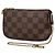 Louis Vuitton Mini Pochette Accessoires Marrone Damier ebene