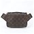 Borsa Sling Louis Vuitton Monogram Macassar S-Lock Marrone Monogramma - vista 3