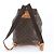 Zaino Louis Vuitton Monogram Montsouris GM Marrone - vista 3