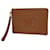 Céline Clutch Celine Second Bag Triomphe Marrone  - vista 1