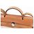 Herbag Hermès Borsa a tracolla Hermes Her Bag PM in pelle Beige Cammello - vista 2