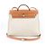 Herbag Hermès Borsa a tracolla Hermes Her Bag PM in pelle Beige Cammello - vista 5