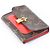 Louis Vuitton Monogram Portefeuille Flower Compact Wallet Rosso - vista 3