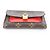 Louis Vuitton Monogram Portefeuille Flower Compact Wallet Rosso - vista 5