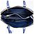 Borsa Prada in pelle Saffiano blu - vista 6