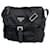 Borsa a tracolla Prada in nylon nero e pelle