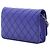 Chanel Fancy Wallet On Chain aus lila gestepptem Kalbsleder CC - Ansicht 2