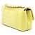 Chanel Yellow Small Quilted Calfskin Daily Chevron Flap Giallo - vista 2