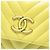 Chanel Yellow Small Quilted Calfskin Daily Chevron Flap Giallo - vista 5