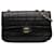Chanel Black Mini Square Chocolate Bar Lambskin Single Flap Nero